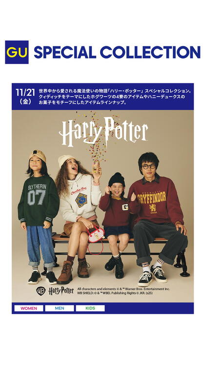 ハリーポッター 公式 ハリーポッター ボーダー柄 ニット セーターホグワーツ寮 5色